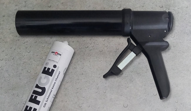 DIE FUGE innovativ, gefahrstofffrei, silikonfrei, antischimmel, perfekter Silikonfugenersatz