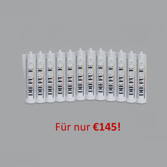 Sonderangebot Karton DIE FUGE mit 12 Kartuschen für €145